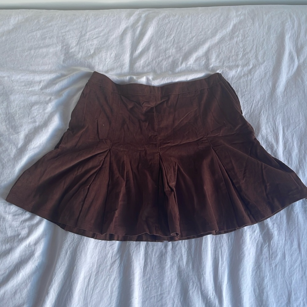 Brown Mini skirt